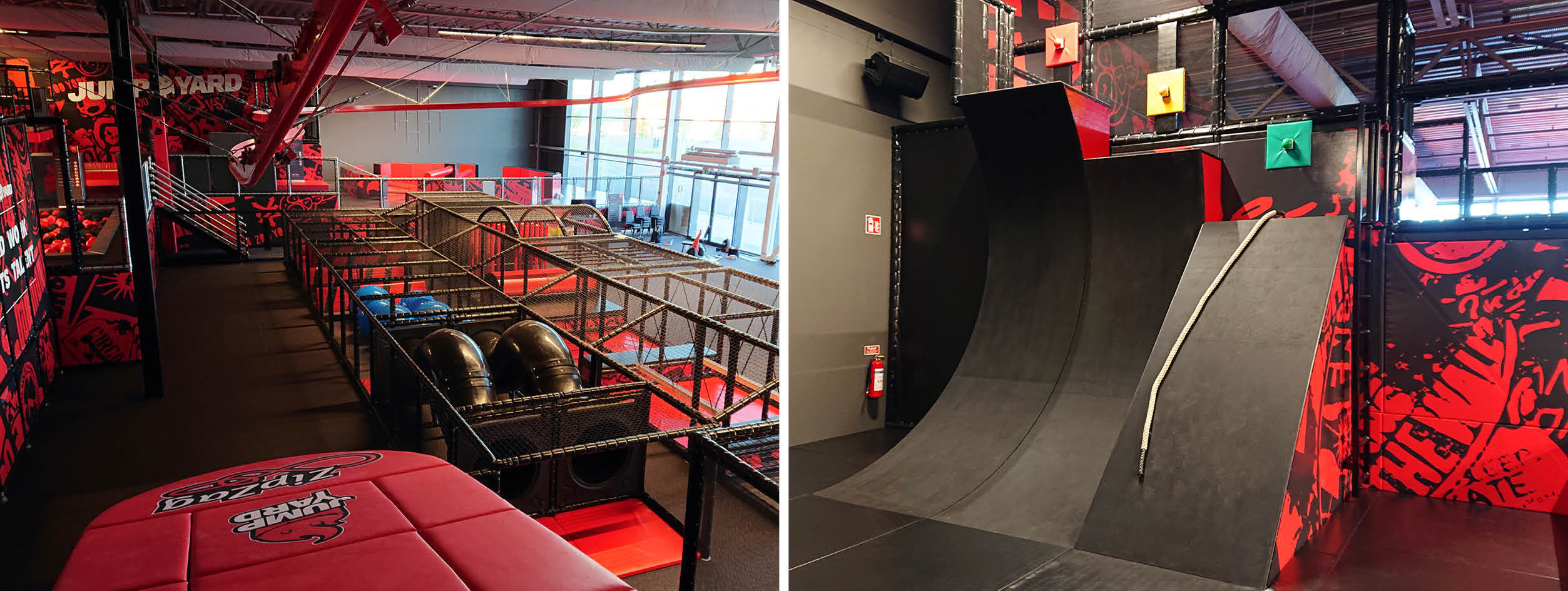 Kids Ninja Course and Warped Walls