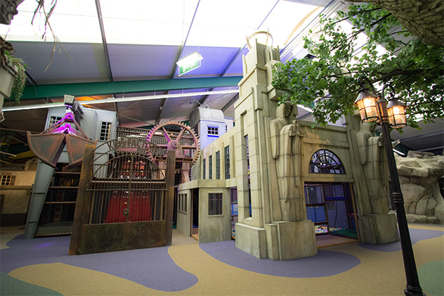 Indoor playground with theming