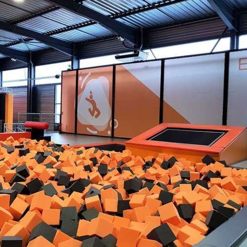Foam blocks orange - trampoline park