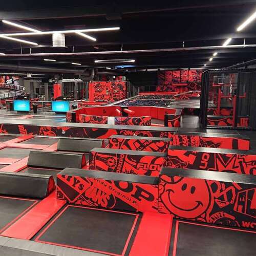 Jump obstacles main area trampoline park