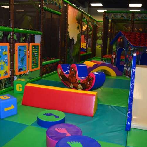 Play panels for indoor playgrounds