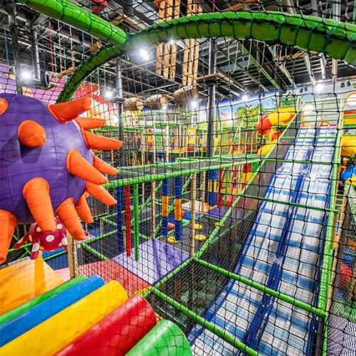 Colourful play structure - playground