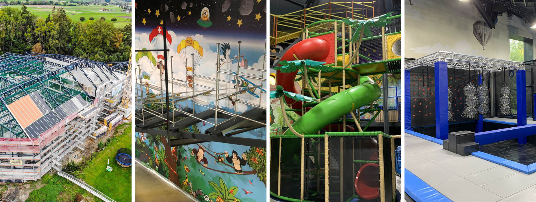 Installation Kiddy Dome - Swiss Family Center