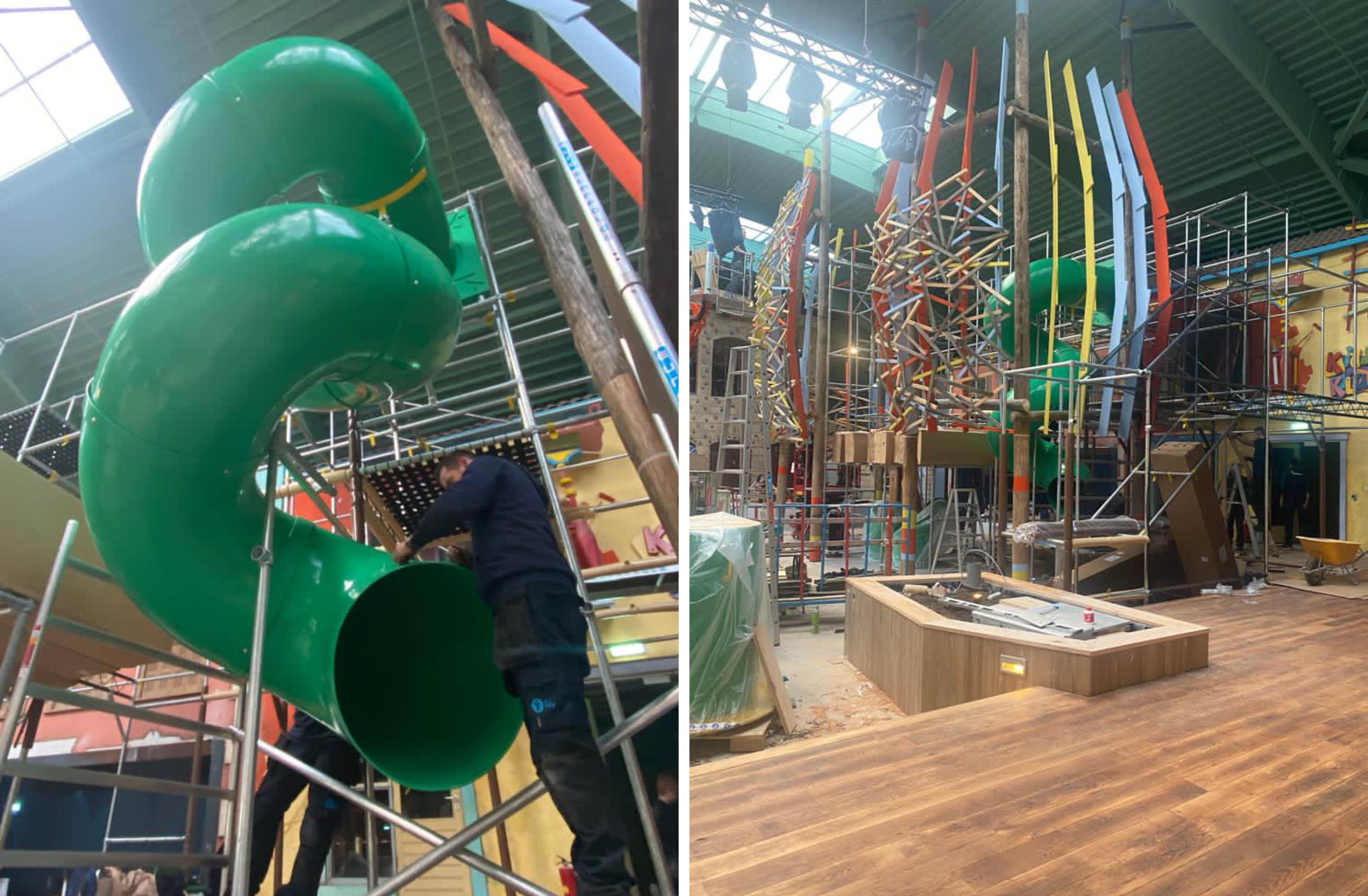 Installation playground center parcs